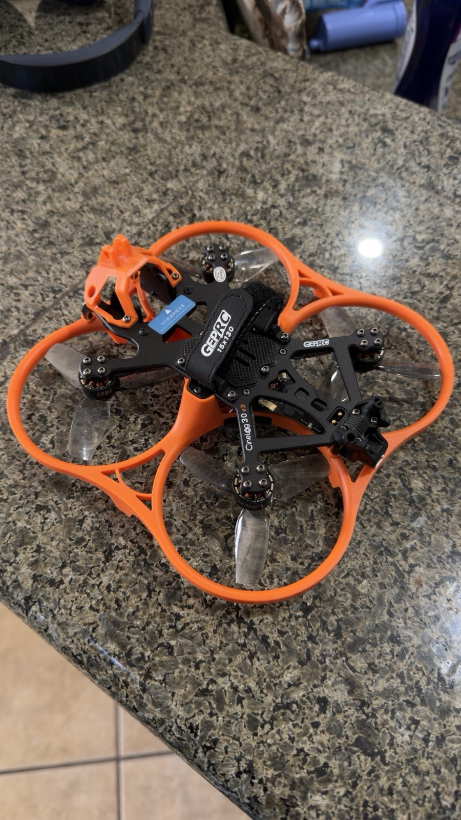 GEPRC Cinebot30 FPV Quadcopter with Camera Orange/Black Bind-N-Fly
