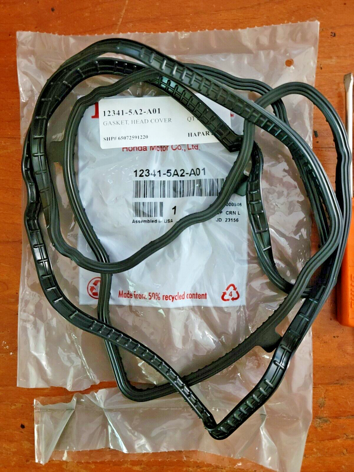 Genuine Honda Acura OEM Valve Cover Gasket w/Seal 2.4L NEW ACCORD CRV TLX ILX