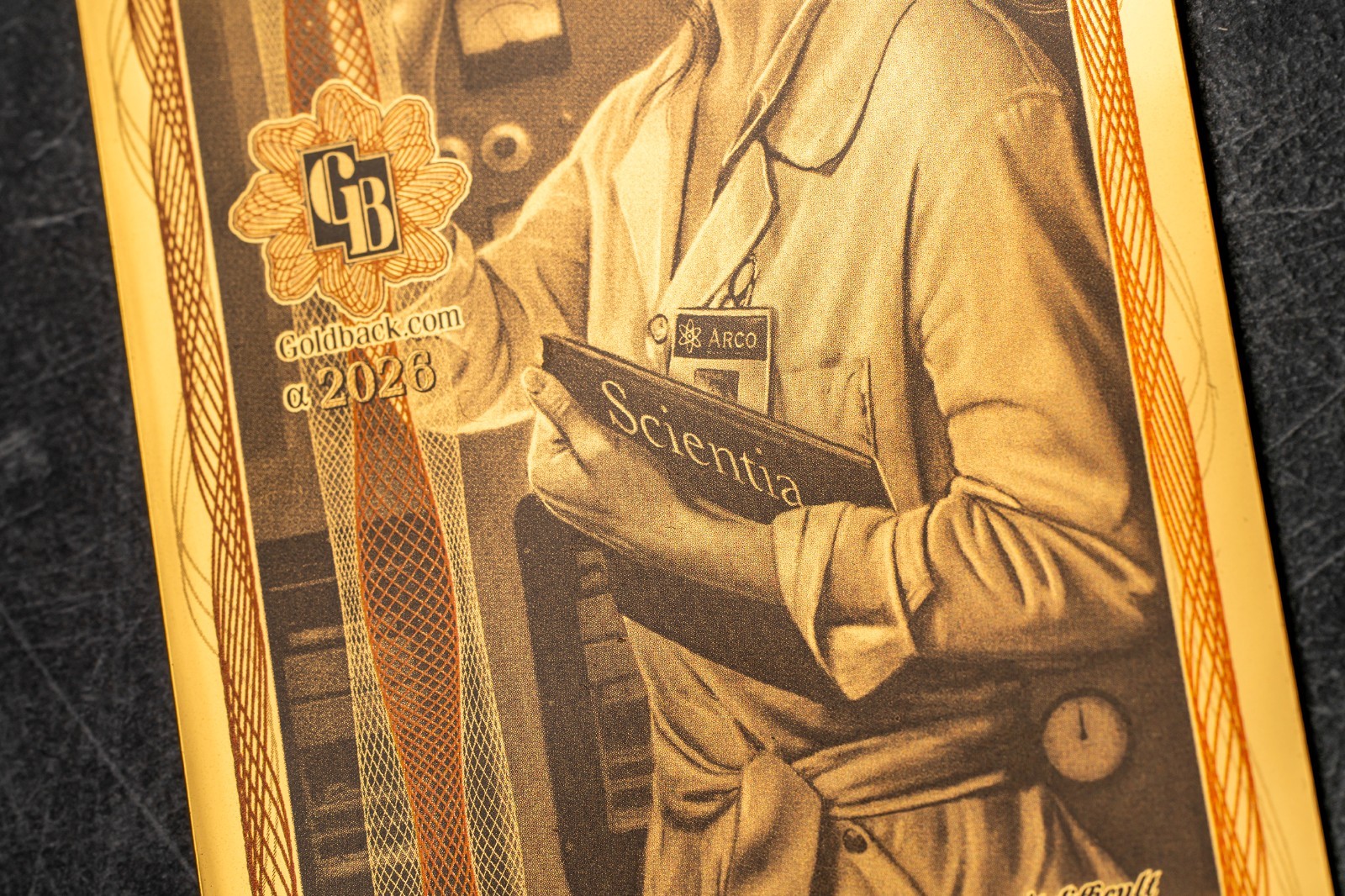 2026 - 25 IDAHO Goldback Aurum Gold Foil Note 1/40 oz 24kt .999 Fine PRESALE