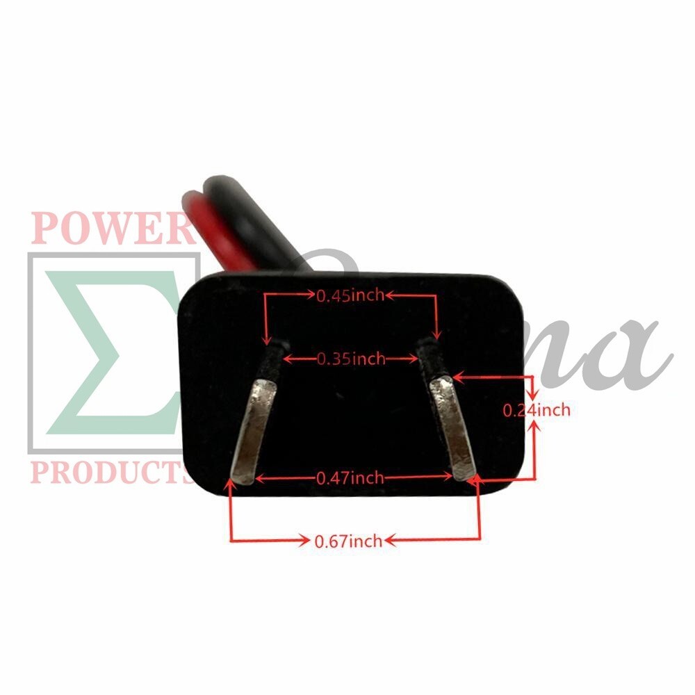 12V DC Charging Cable For Harbor Predator 3500W Inverter Generator 63584 59137