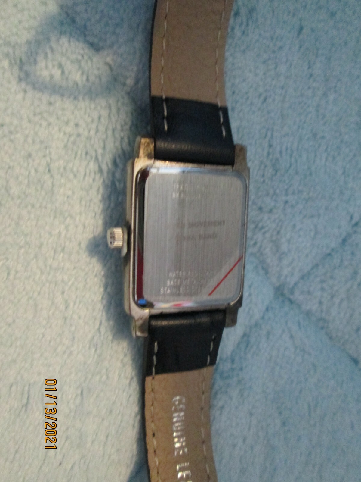 Watch Trump Marina V.I.P. Watch NIB by TFX/Bulova Genuine Black Leather Band