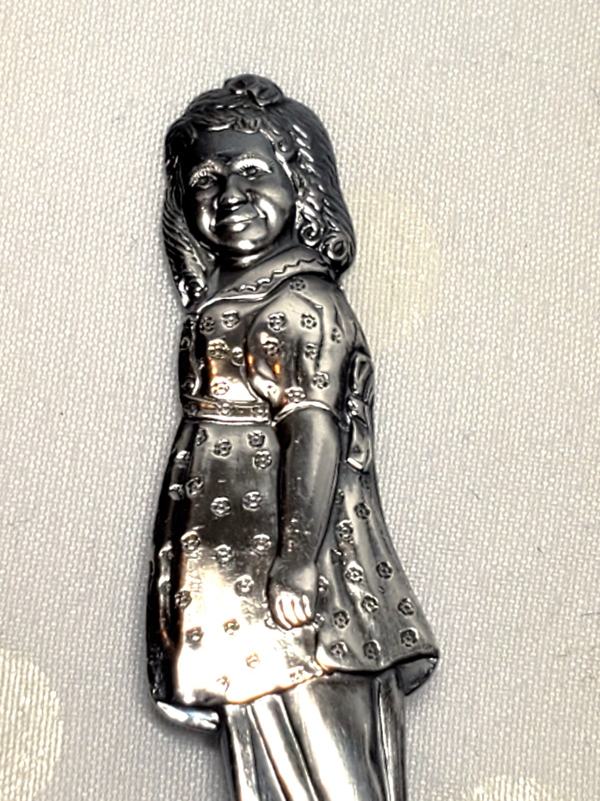 Carlton Silver Plate DIONNE Quints Quintuplets Sisters Girls Spoon 5 Set 1940’s