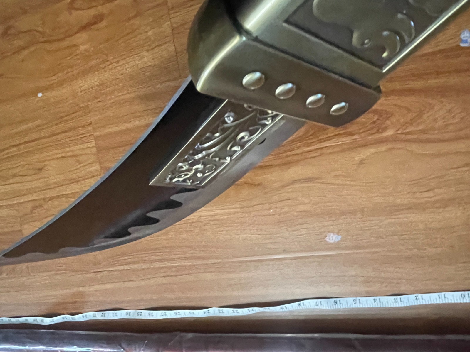 77''Metal katana Sword, White Beard Pirates one piece Moon Blade,Edward Newgate