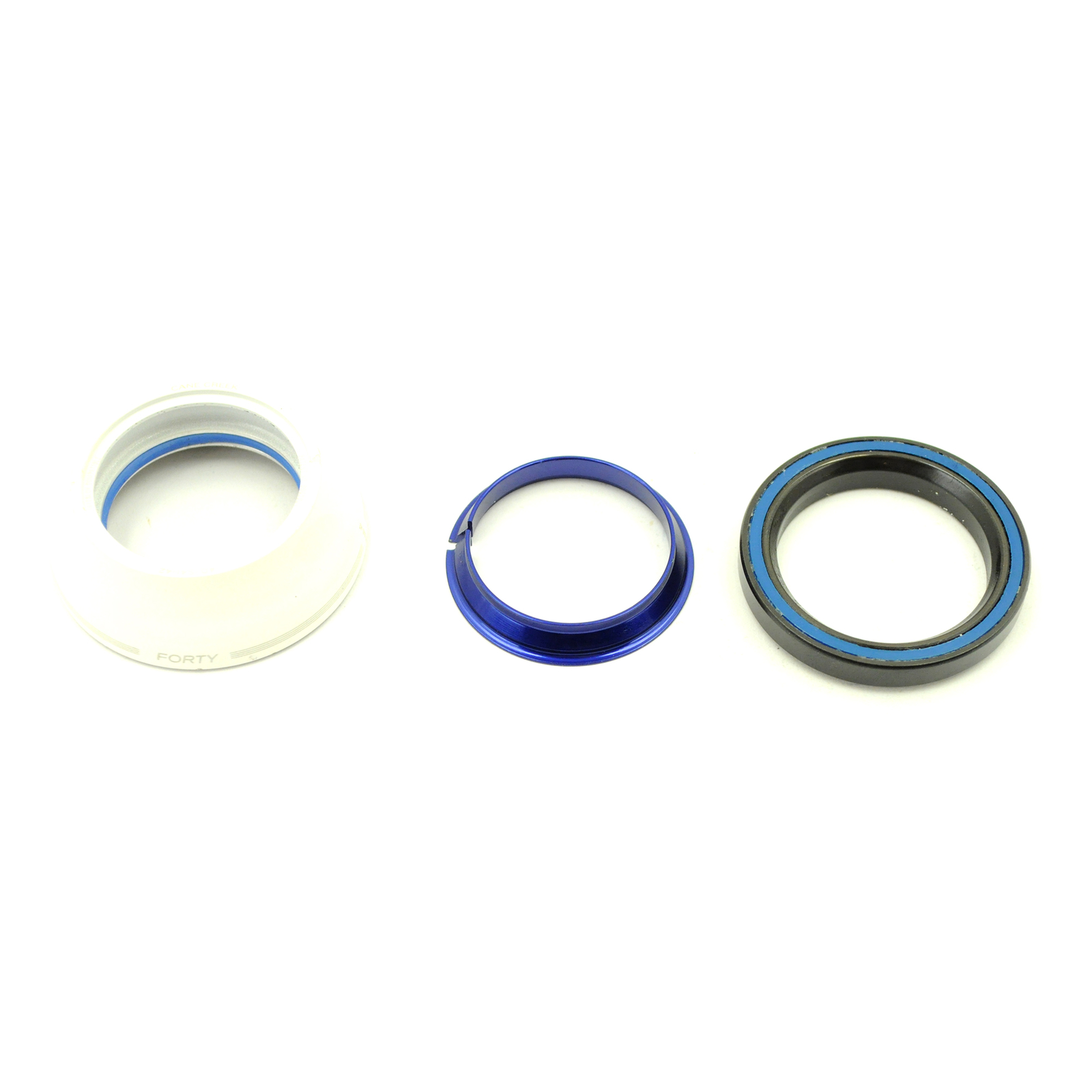 Cane Creek IS41 1-1/8" Upper Headset Assembly Tall White Alloy 40-Series Bearing