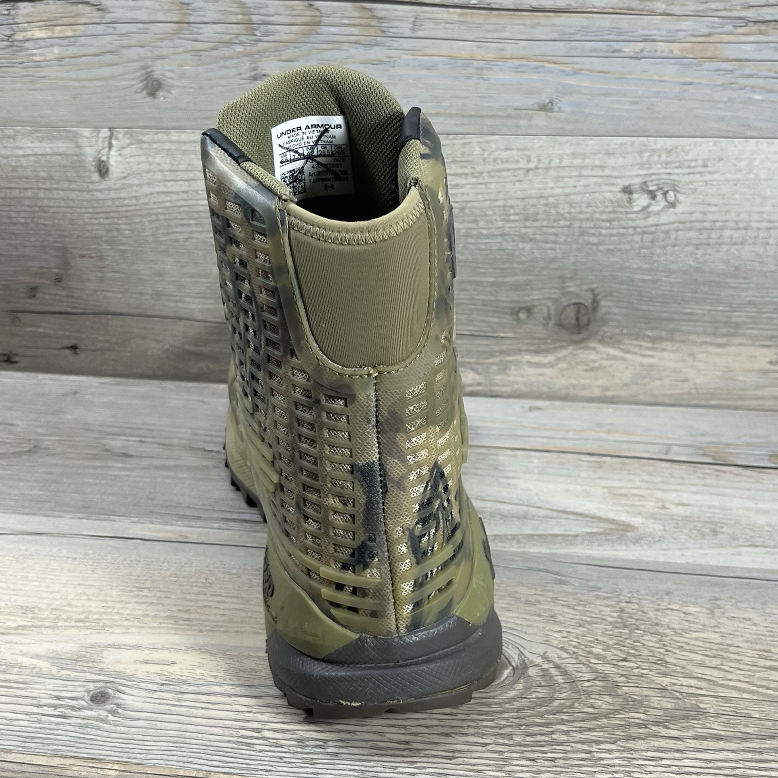 Under Armour Boots Men's 8.5 Cam Hanes CH1 Goretex Camo Hunting BOA Hiking