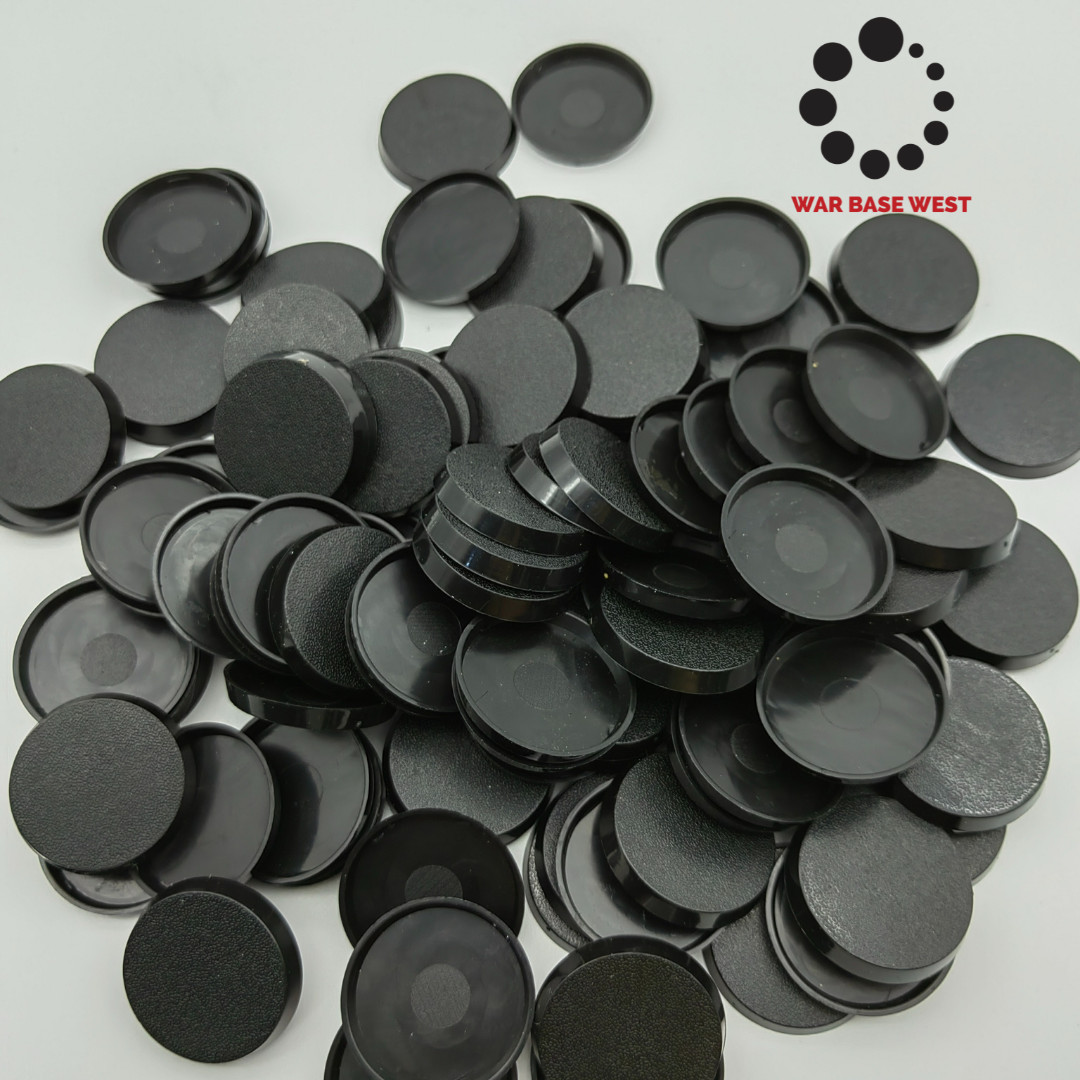 Lot Of 100 32mm Round Bases Used For Warhammer 40k + AoS Games Workshop Bitz