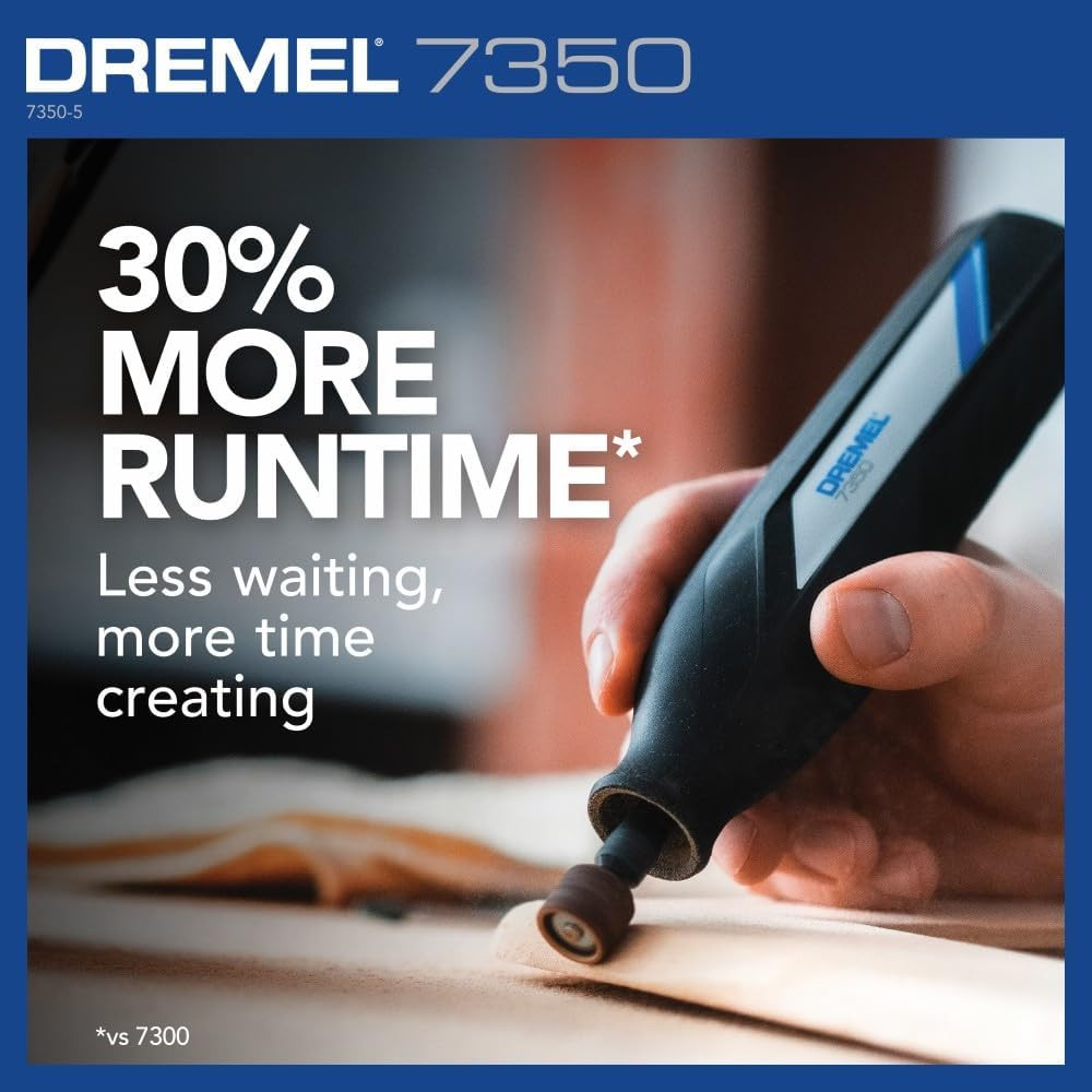 Dremel 7350 Cordless Rotary Tool Kit with USB-C Battery & 5 Accessories