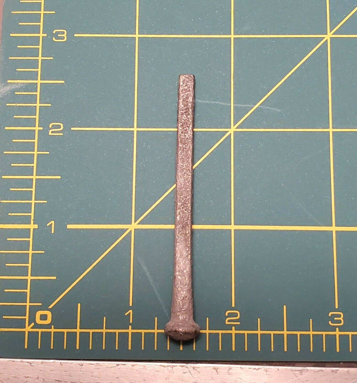 1/2 lb rose head square cut 2 1/2" blunt point galvanized boat nails Atlas NOS