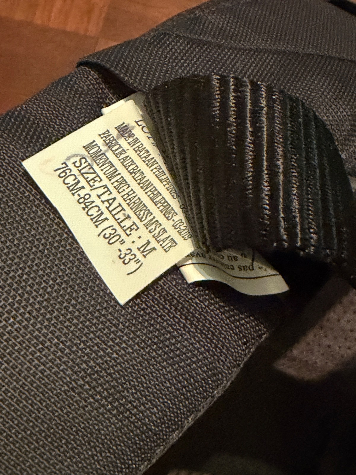 Black Diamond Momentum Men’s Rock Climbing Harness with ATC– Slate – Size M