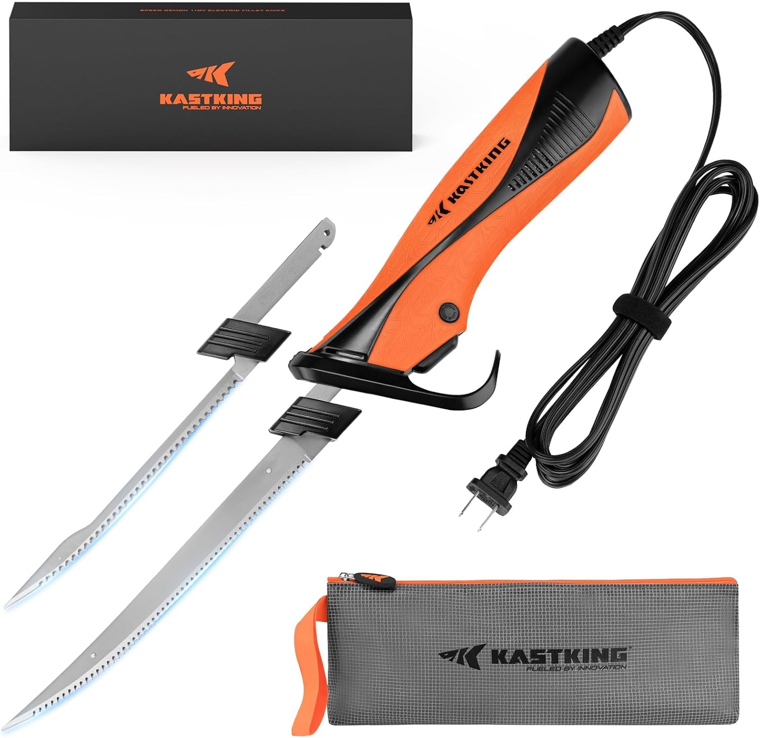 KastKing Speed Demon 110v Electric Fillet Knife, Precision Cut with High Torque