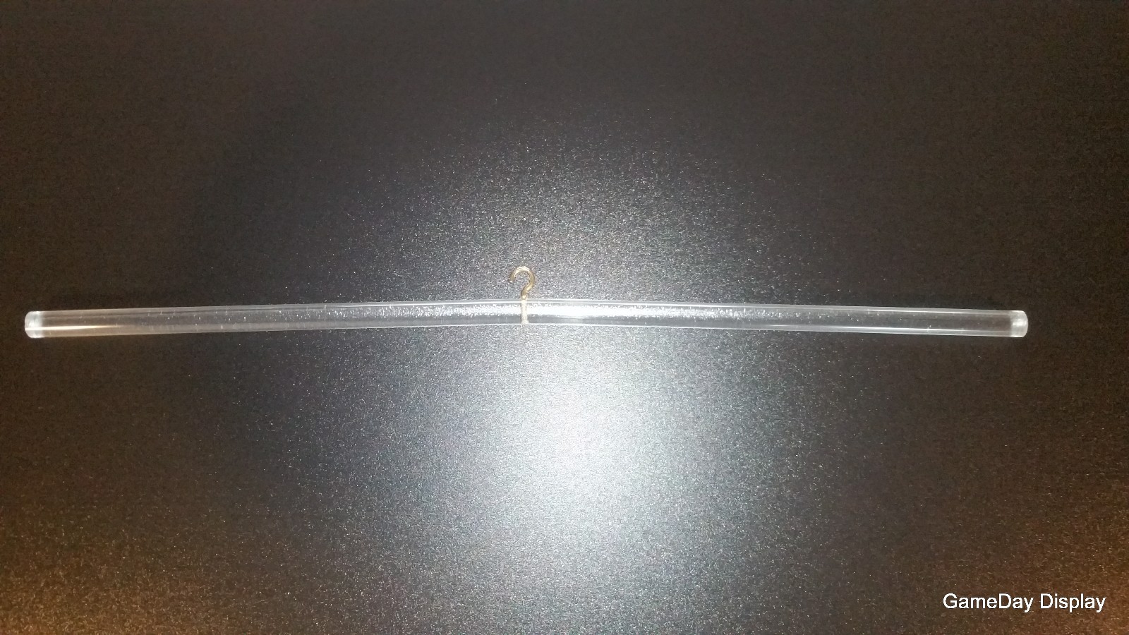JERSEY Hanger for Display Case Frame - Clear Acrylic Rod with Hook B