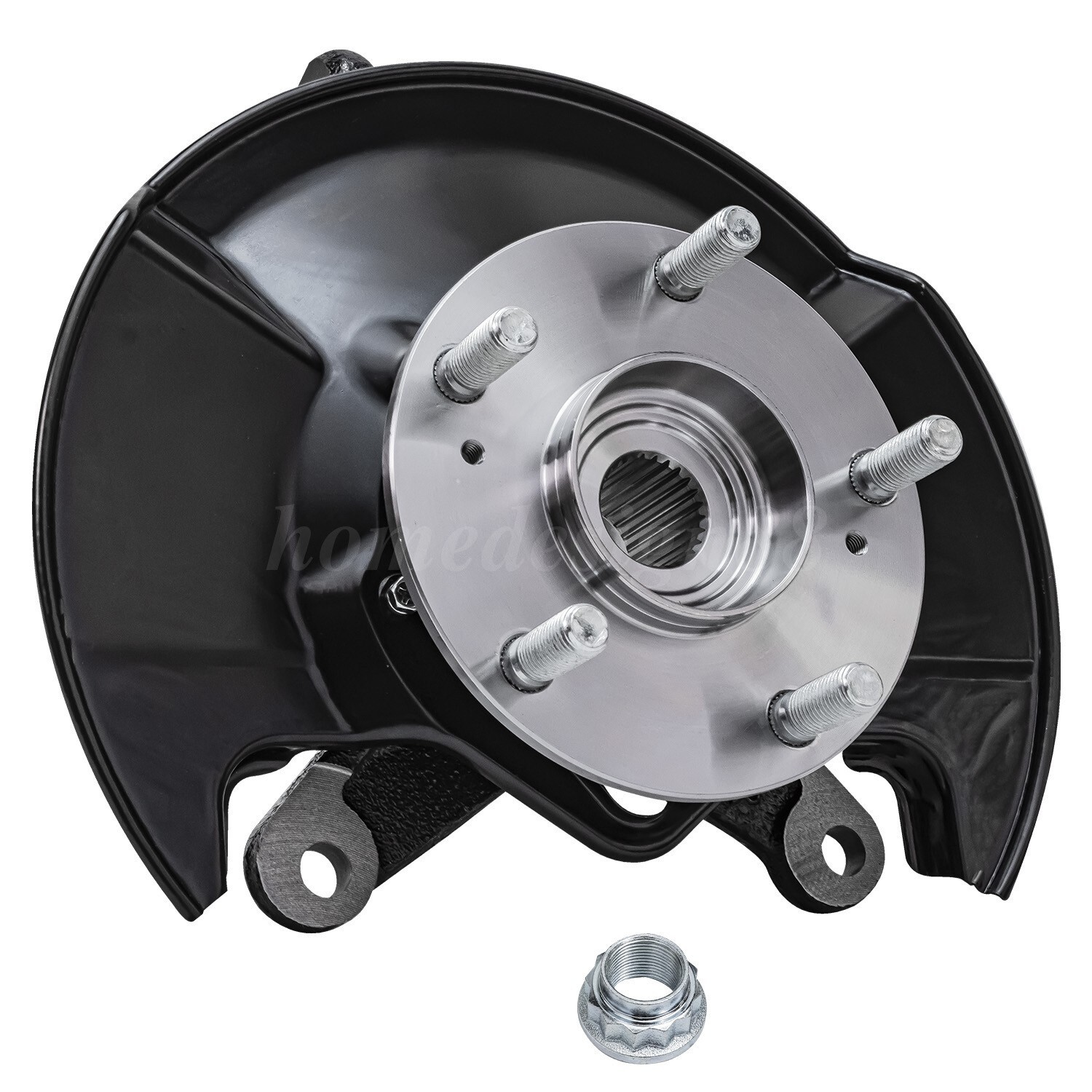 For 2006-2011 Honda Civic Pair Front Steering Knuckle & Wheel Hub Bearing Assy