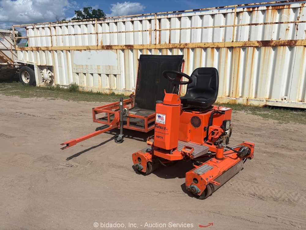 2021 Salsco GGRHP11 36" Static Ride On Greens Turf Roller Trailer Honda bidadoo