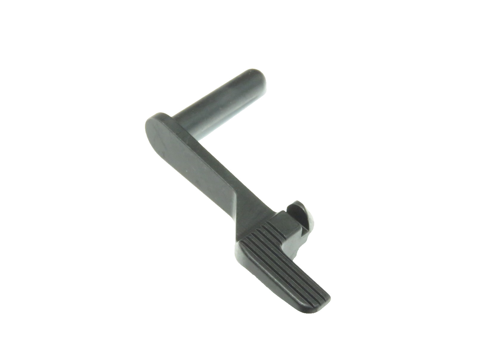 BLACK NITRIDE Serrated EXTENDED 1911 Slide Stop Release for 9mm & .38 Super