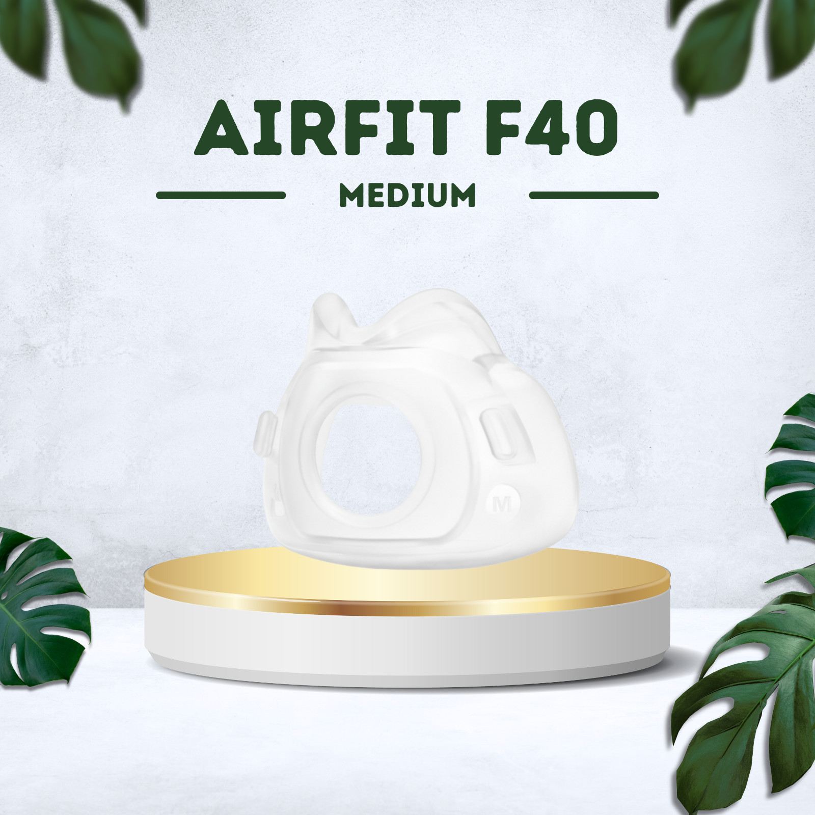 ResMed AirFit F40 Quiet Medium Replacement Cushion without vent ring- 64628