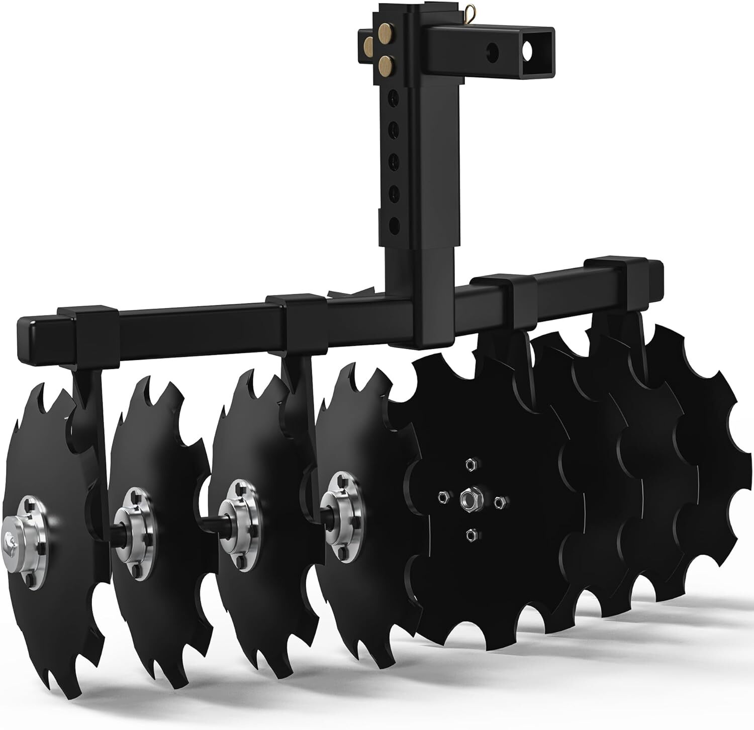 Heavy-Duty 32" Disc Plow Harrow Mount W/ 2" Receiver Hitch Mount for ATVs /UTVs