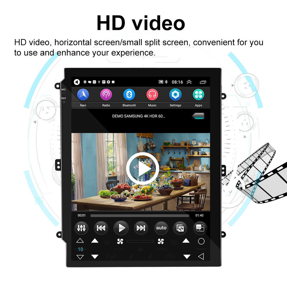 64G Android 14 CarPlay For Cadillac Escalade 2007-2014 Car Stereo Radio GPS Navi