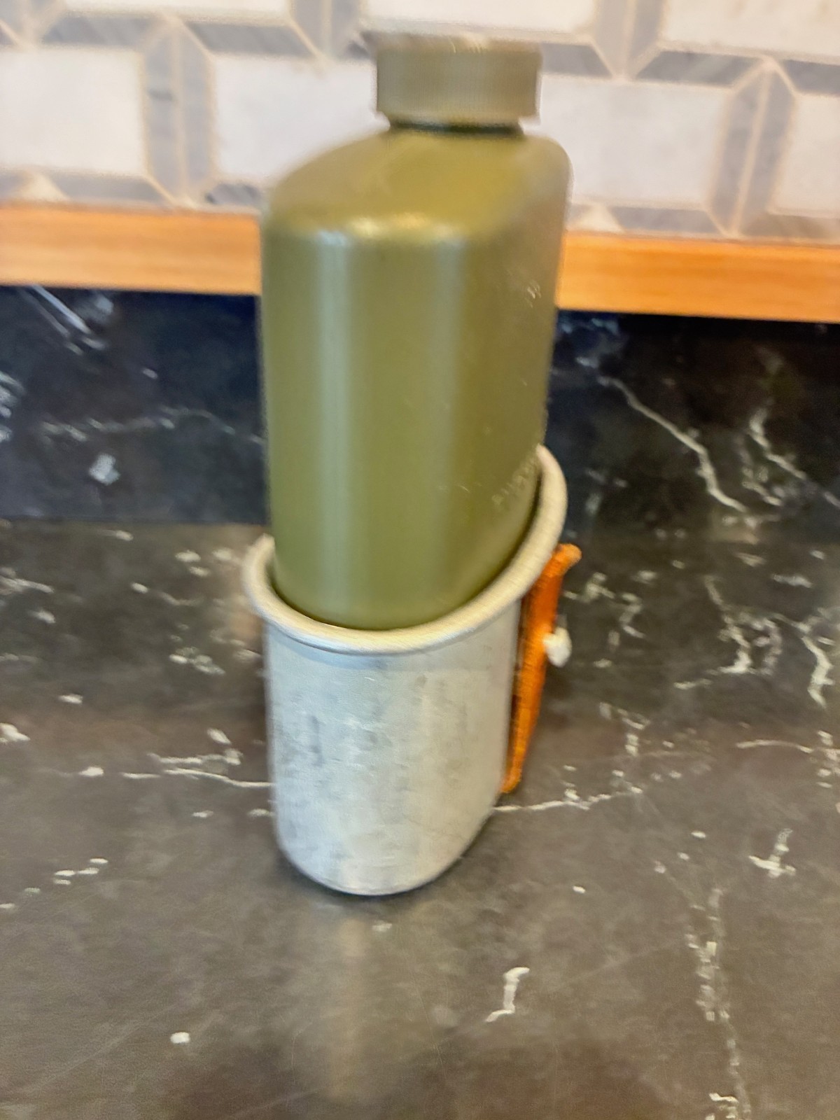 Pilots Emergency Flask/Cup Water Bottle Survival USAF Air Force PN 68C35027