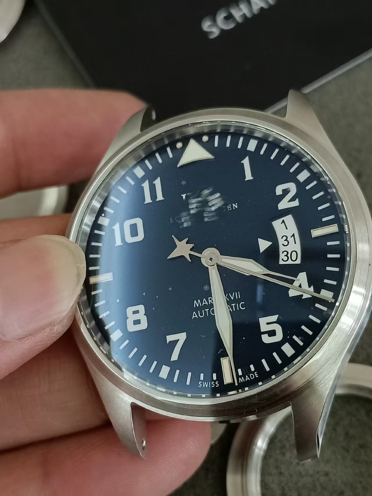 40mm Stainless Steel Watch Case With Band Kit for Iwc mark 17 ETA2824