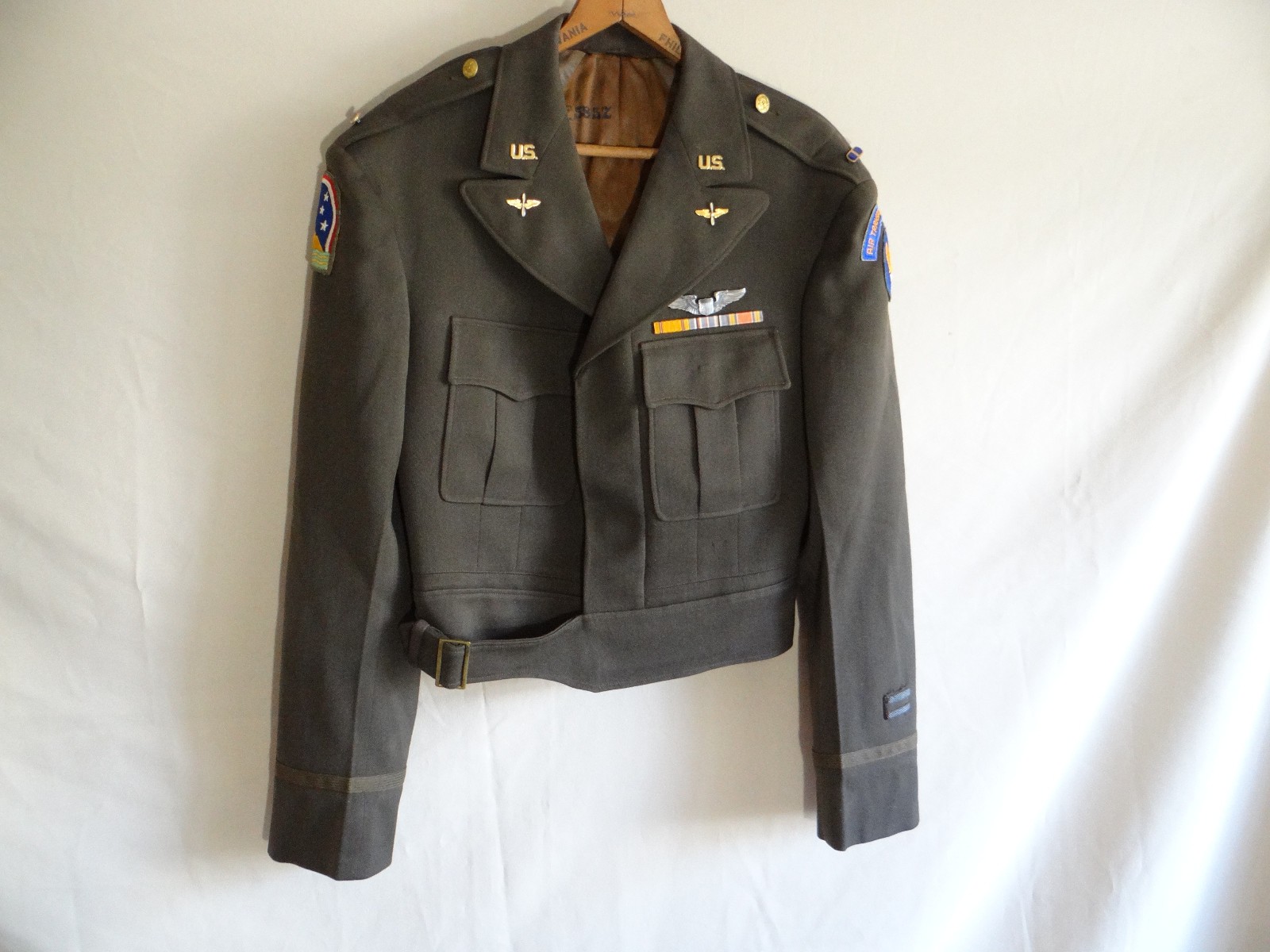 WWII Army Air Corps Air Transport Command Officers Ike Jacket Uniform