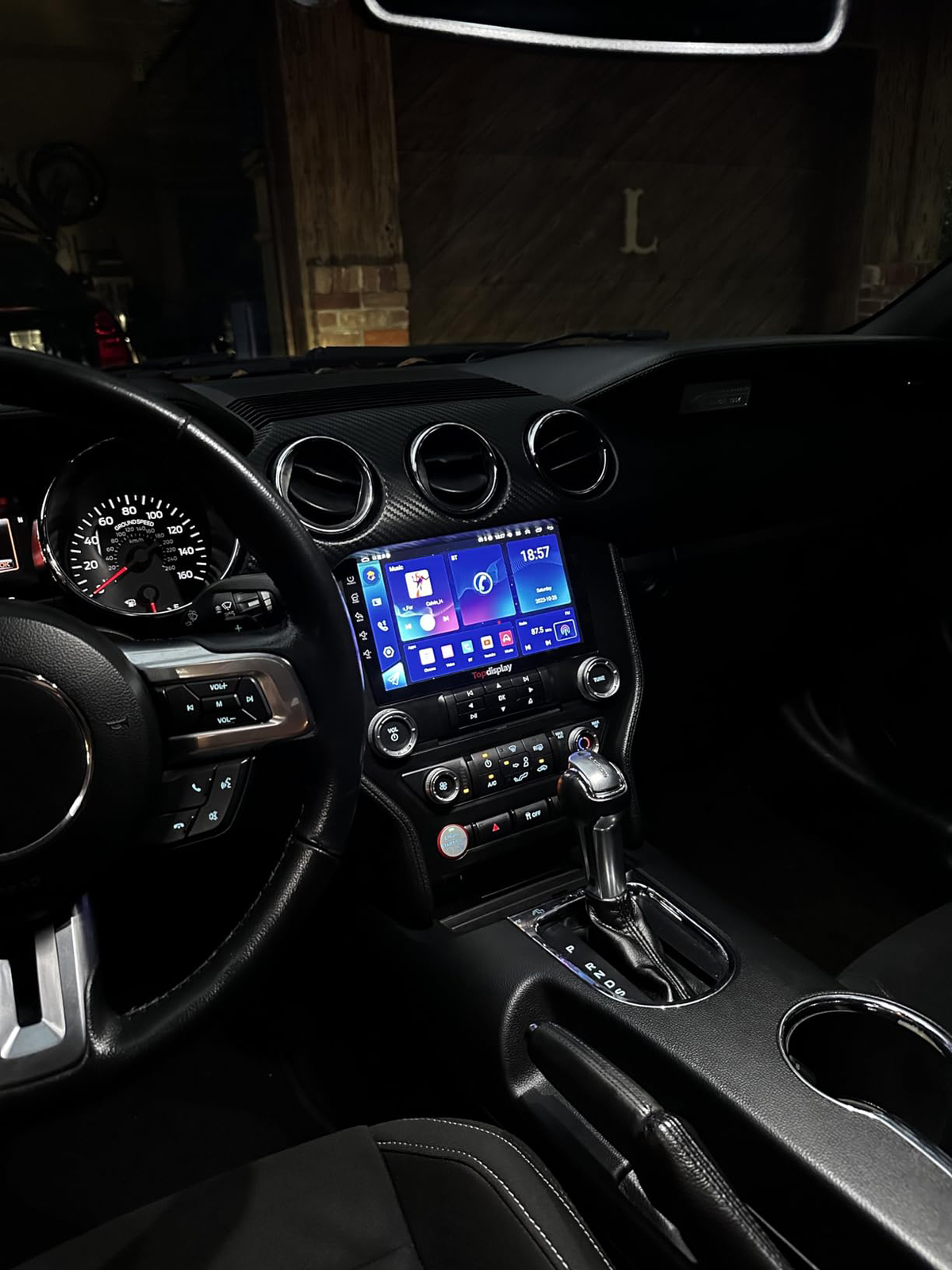 For Ford Mustang 2015 2016 2017-2021 Radio GPS Head Unit, CarPlay & Android Auto