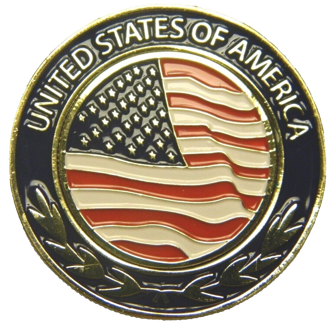 USA American Flag Magnetic Premium Pocket Coin With Golf Ball Marker Mew