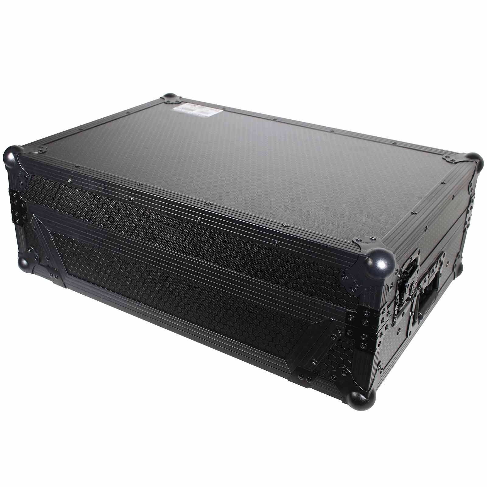 ProX Black Denon Prime 2 System Flight Case with Red TSA Lock