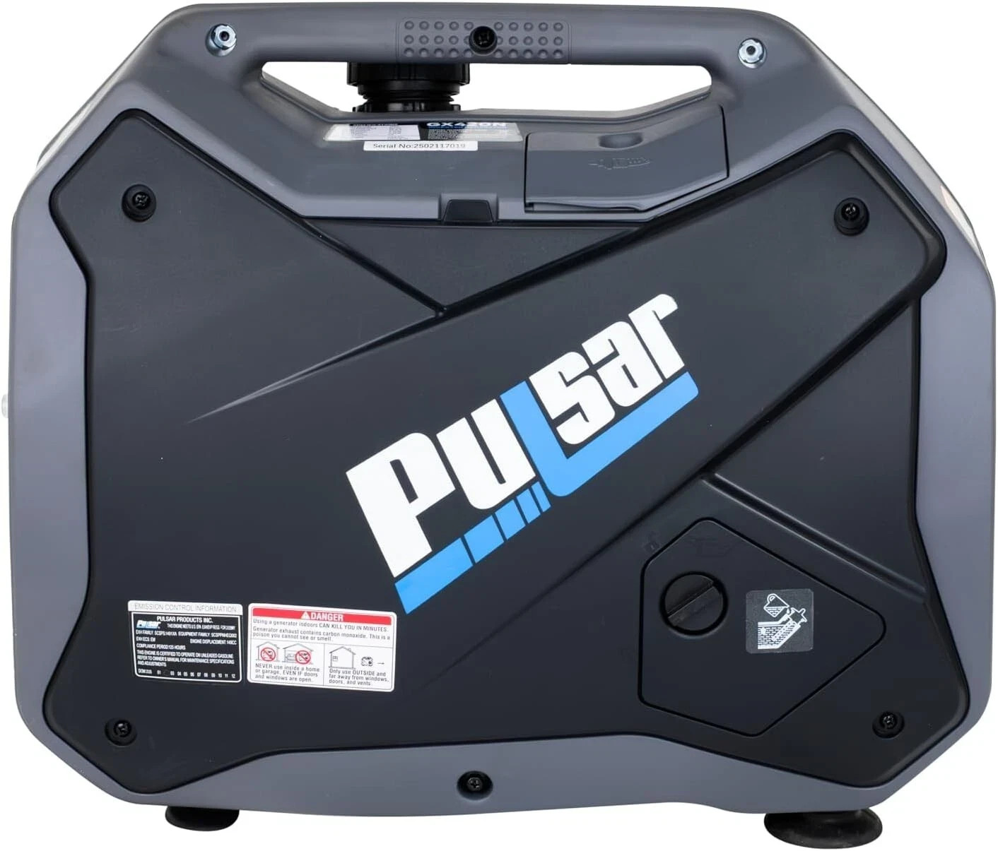 Pulsar 4200W Quiet Portable Gas Inverter Generator RV & Home Backup Ready GX420N