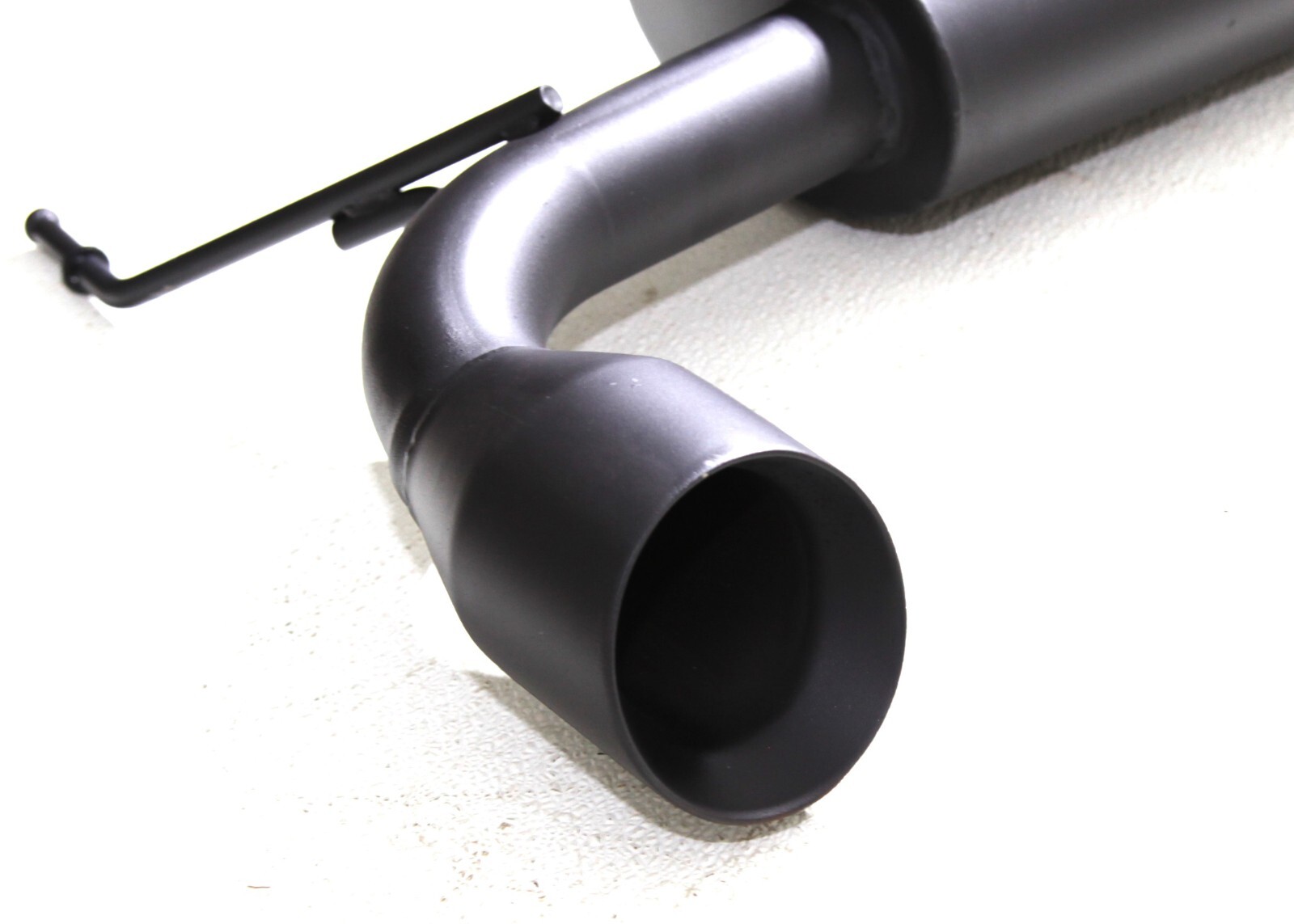 2.5" Matte Black Dual Axle Back Exhaust Muffler For 07-17 Jeep Wrangler JK 2/4DR