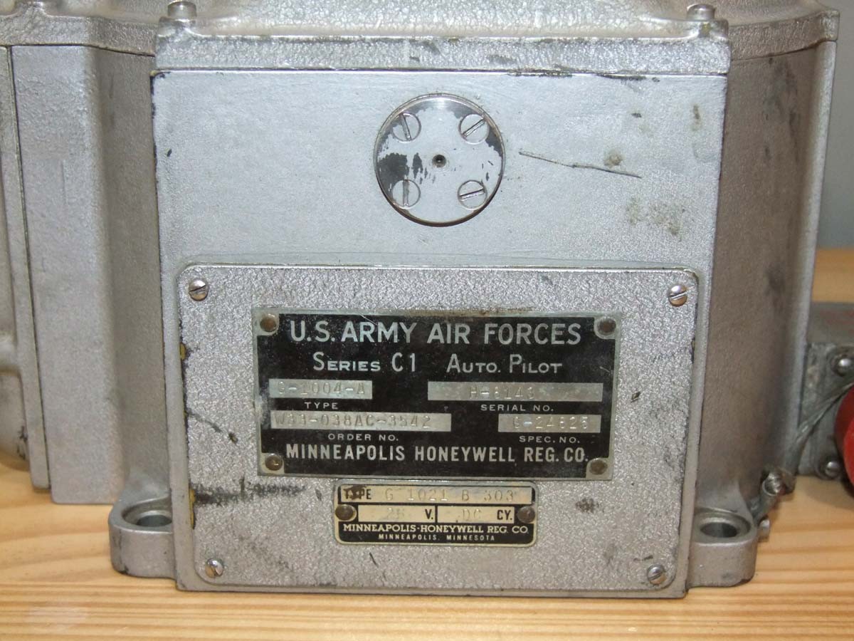Original USAAF Honeywell C-1 Autopilot Gyroscope - Norden Bomb Sight| B-17, B-24