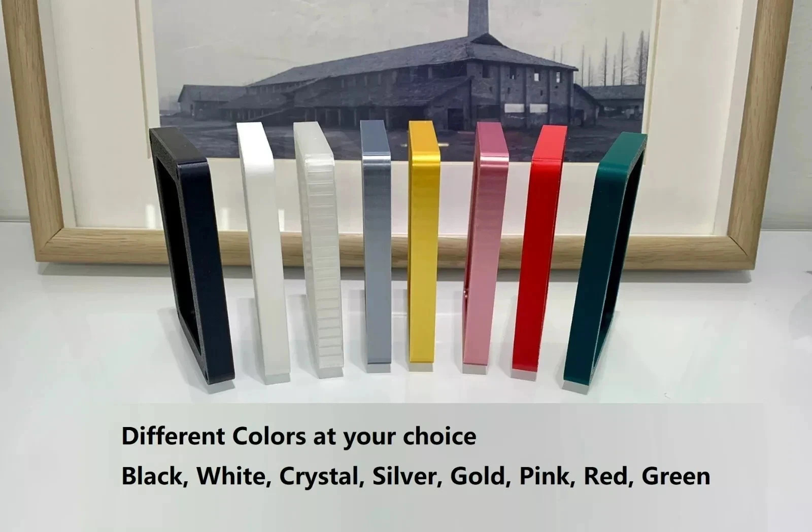 Single Grid Colored Desktop Display Frame Protective Case For NGC/PCGS Holder