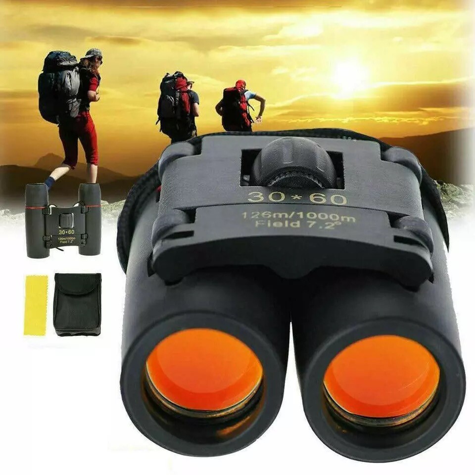 30X60 Zoom Binoculars Day/Night Vision Travel Outdoor Mini Hunting Telescope