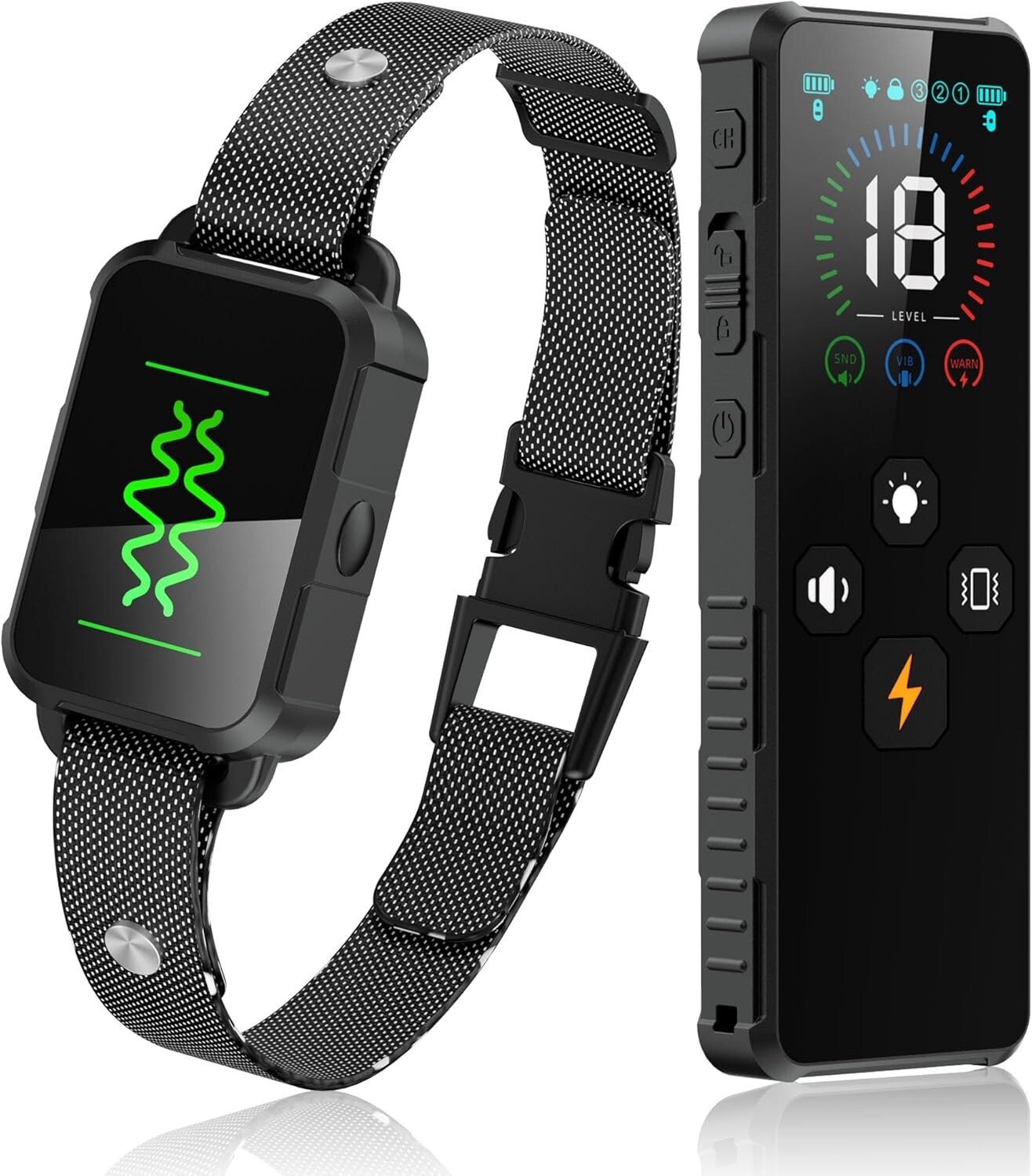 Dog Shock Collar - Dog Training Collar with Remote 2000FT, Rechargeable Smart