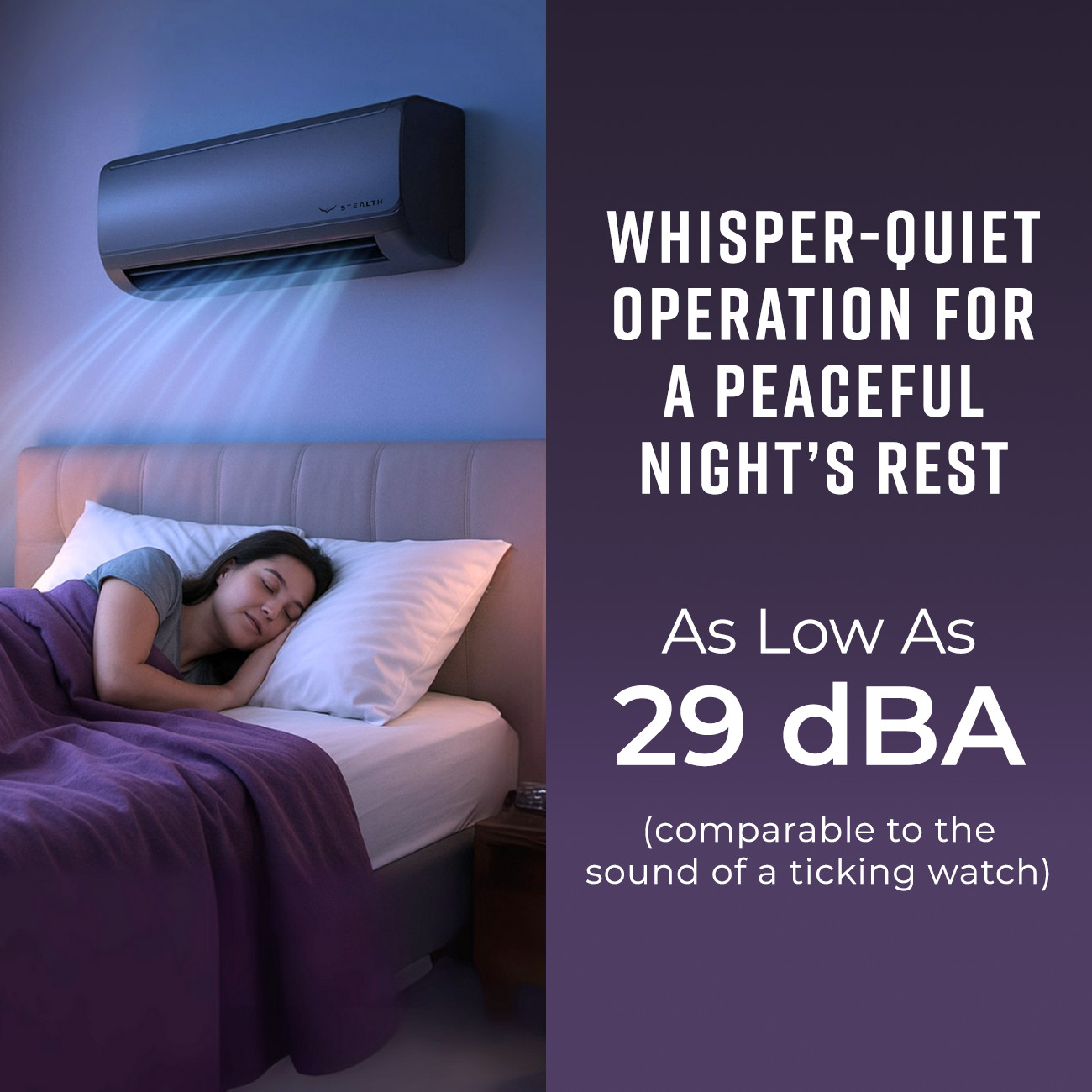 Stealth Solar 12K BTU 22.5 SEER2 Ready Mini Split Heat Pump System 16ft Kit, R32