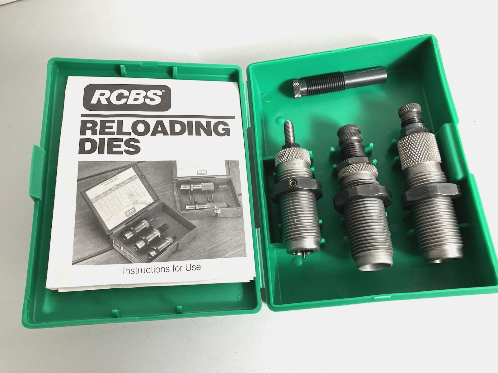 RCBS .44 MAG & .44 SPEC 3-Die Set # 18608 Group B Reloading Dies ~ Nice