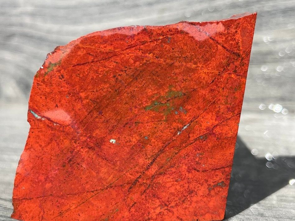 2 Sonora Sunrise Sunset Chrysocolla Crimson Cuprite 146g Lot Lapidary Rough Slab