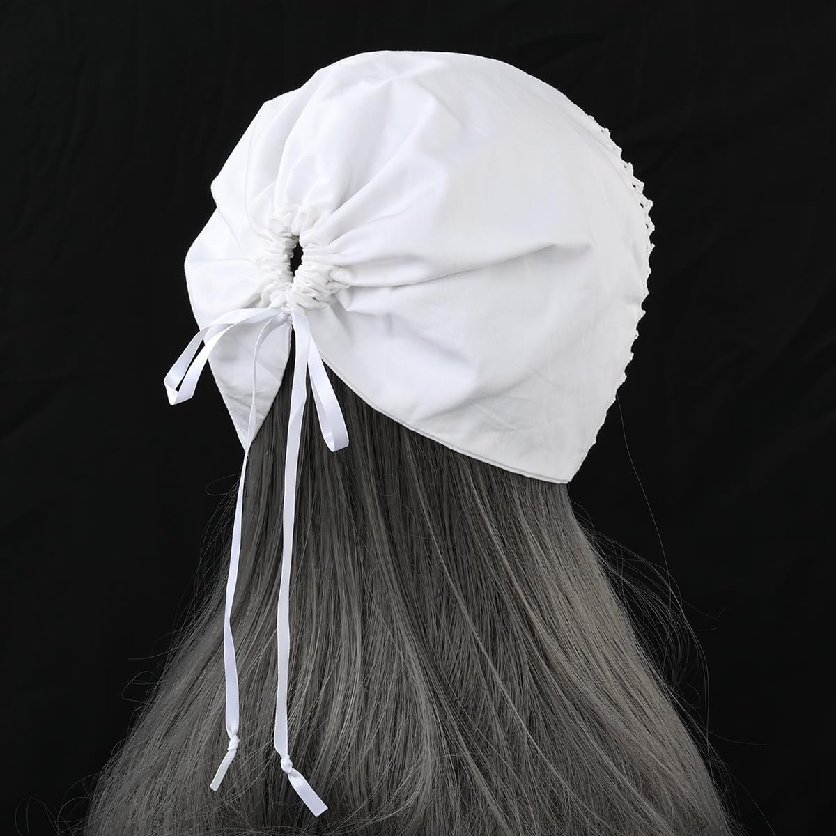 Peasant Amish Hat Prairie Cap Women Girls Pioneer Colonial Bonnet 100 Cotton
