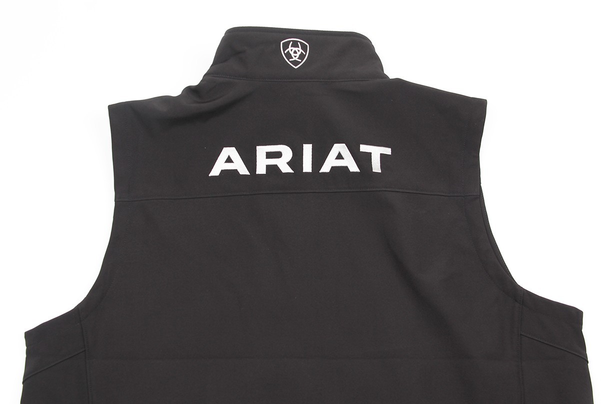Ariat Mens Logo 2.0 Softshell Vest Black