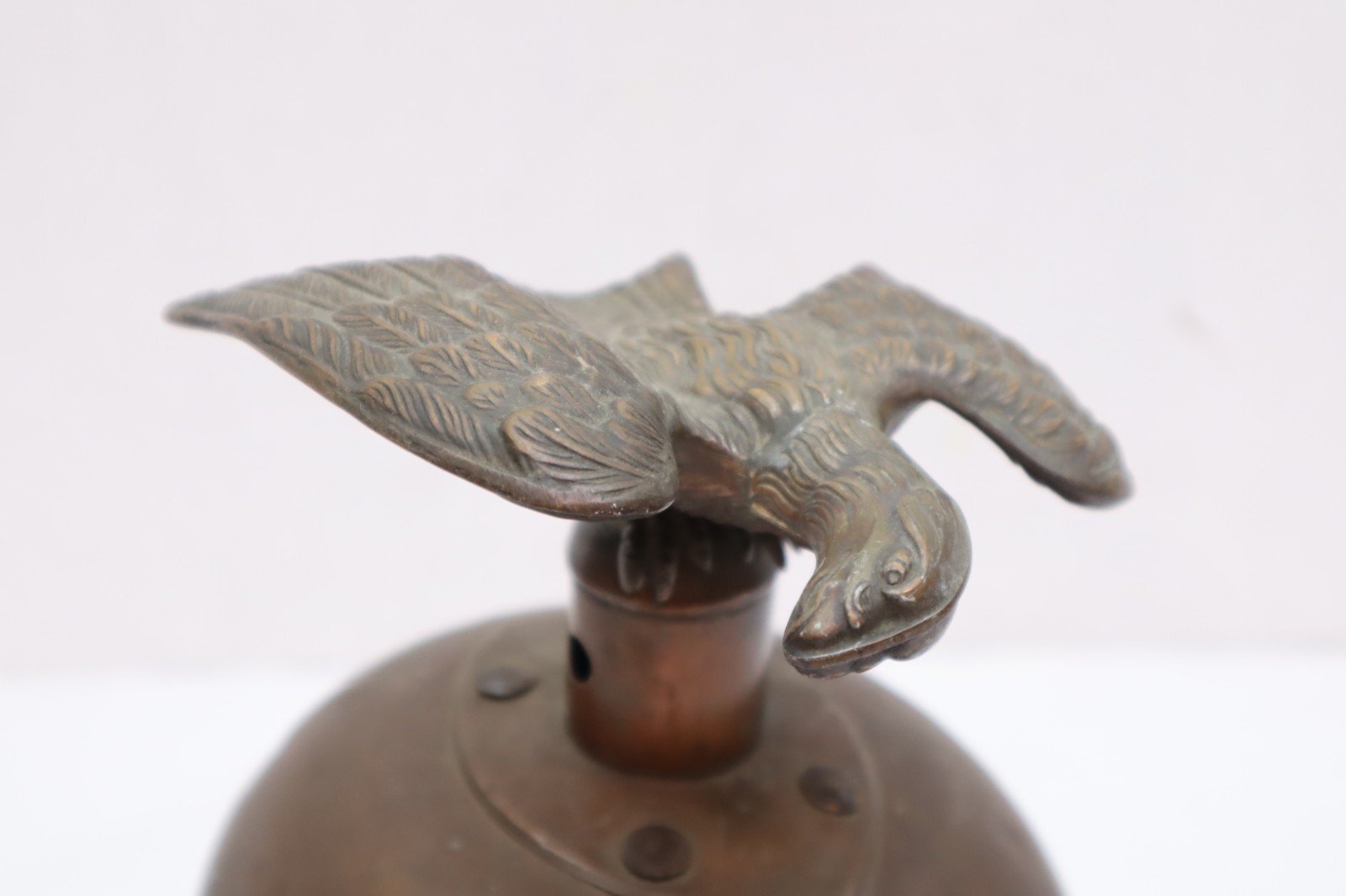 Prussian Garde du Corps Brass Parade Helmet W Eagle Top