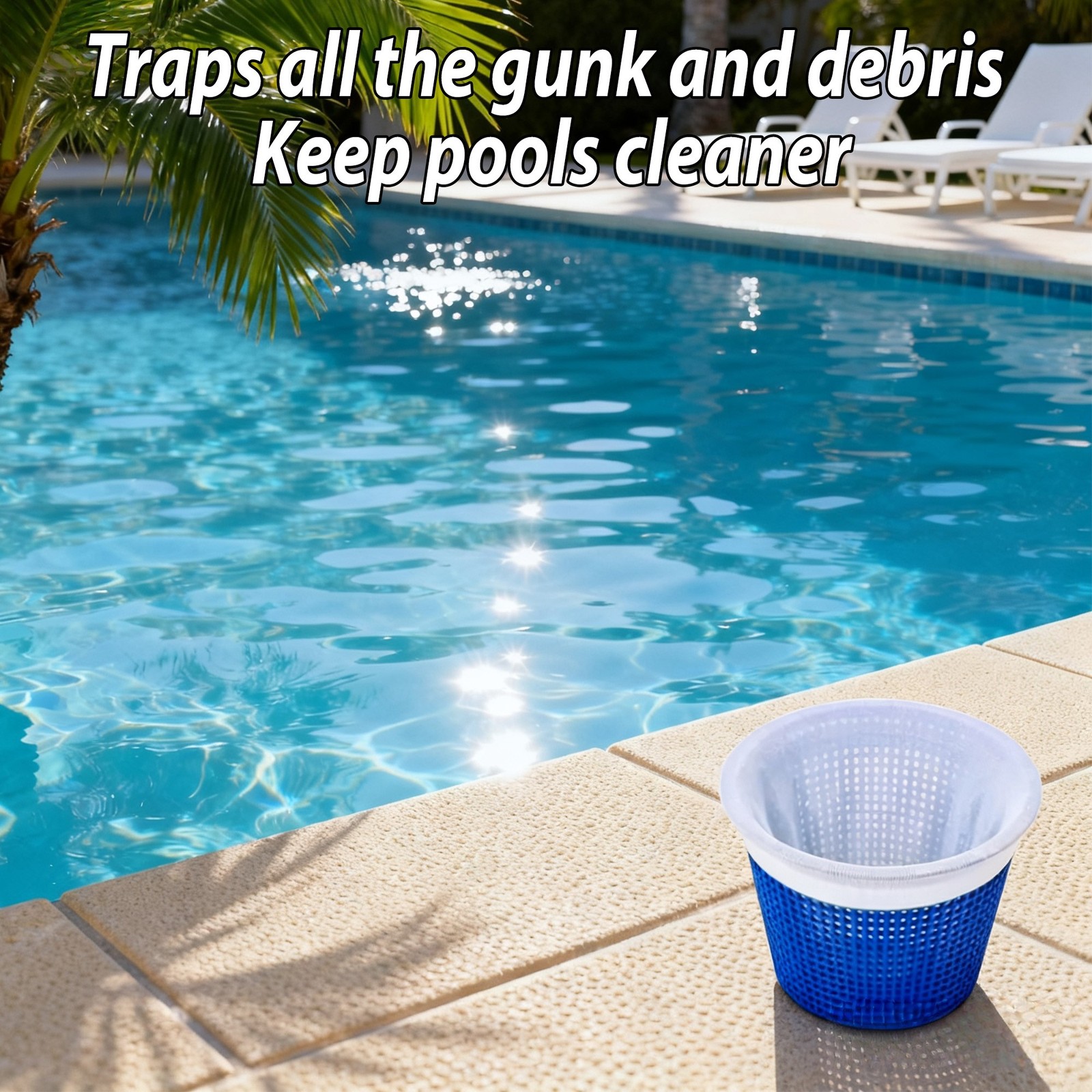 60PCS Filter Storage Pool Skimmer Socks Nylon Swimming Pool Filter Socks