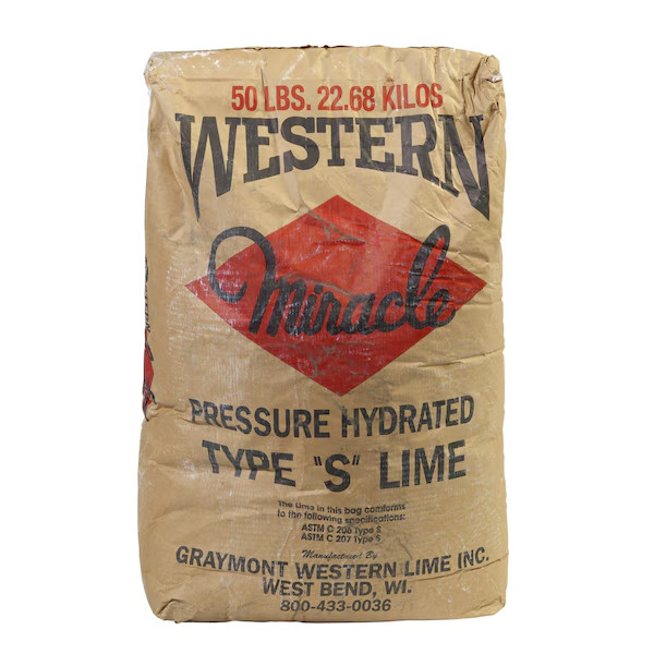 Graymont Western Miracle Pressure Hydrated Type "S" Lime Mortar 50 Lbs