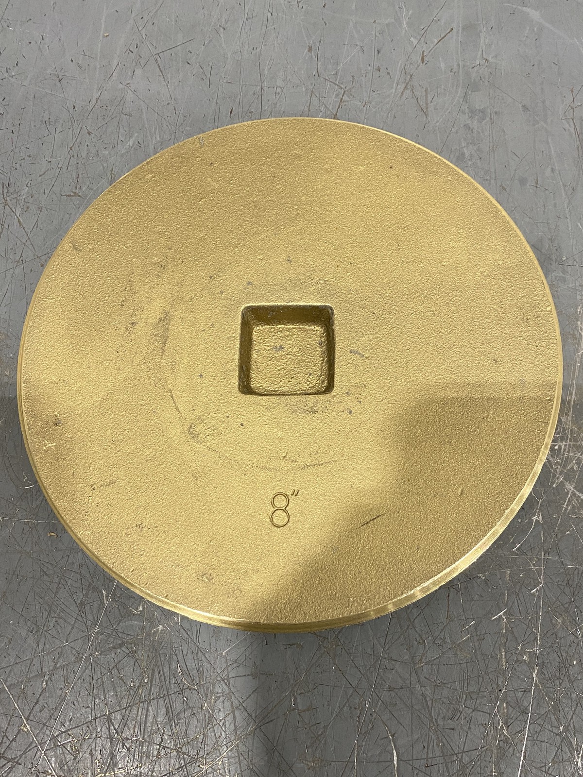 Lot of 7 ProFlo 8" MIPT Brass Square Head Plug PFBP5CSK