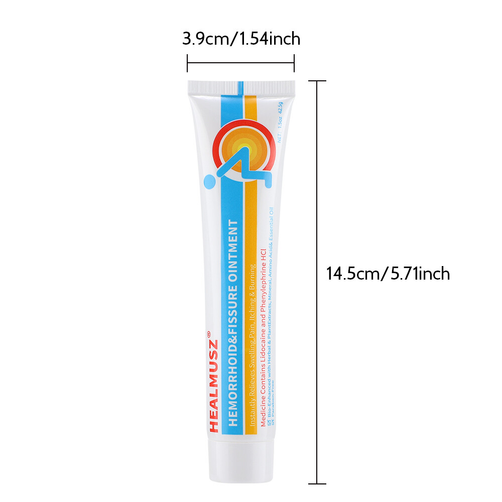 Hemorrhoids Remove Ointment Herbal Cream Relief Piles Pain Reduce Itching 42.5g