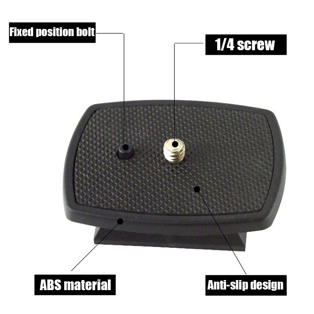 2pcs Quick Release Plate For SLR DSLR Digital Camera Tripod Screw Adapter Mount