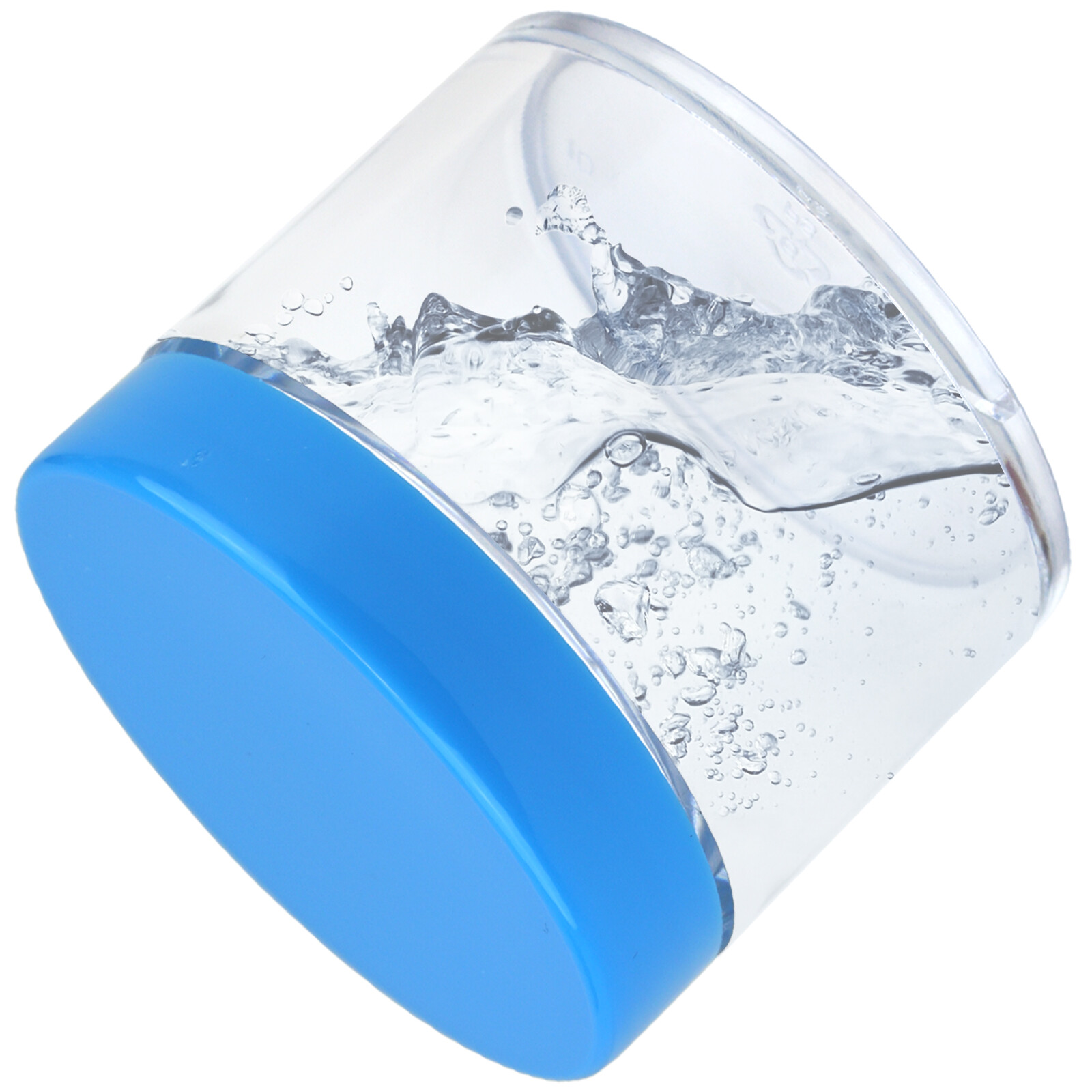 3 Pieces 2Oz/60g/60ml HQ Acrylic Leak Proof Clear Container Jars w/Blue Lid