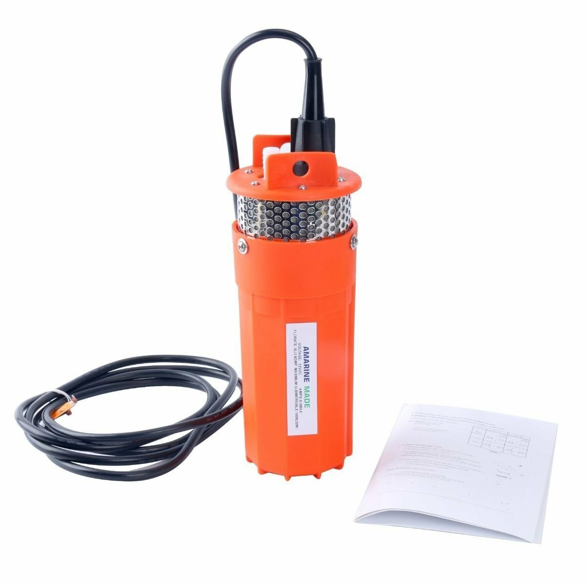 12V & 24V Submersible Deep Well Water DC Pump for Solar Battery