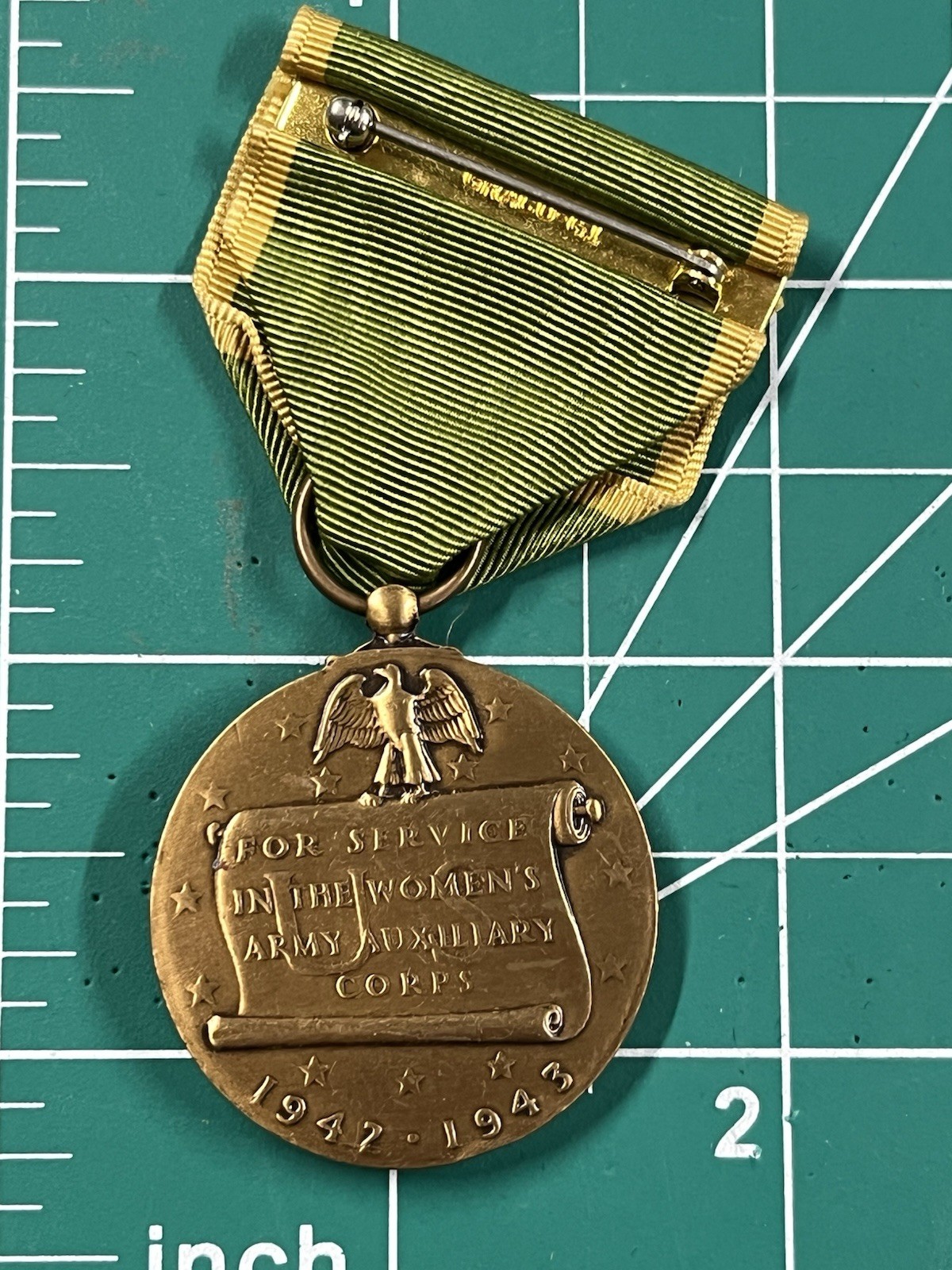 WWII WAC Women’s Army Corps Replacement Medal