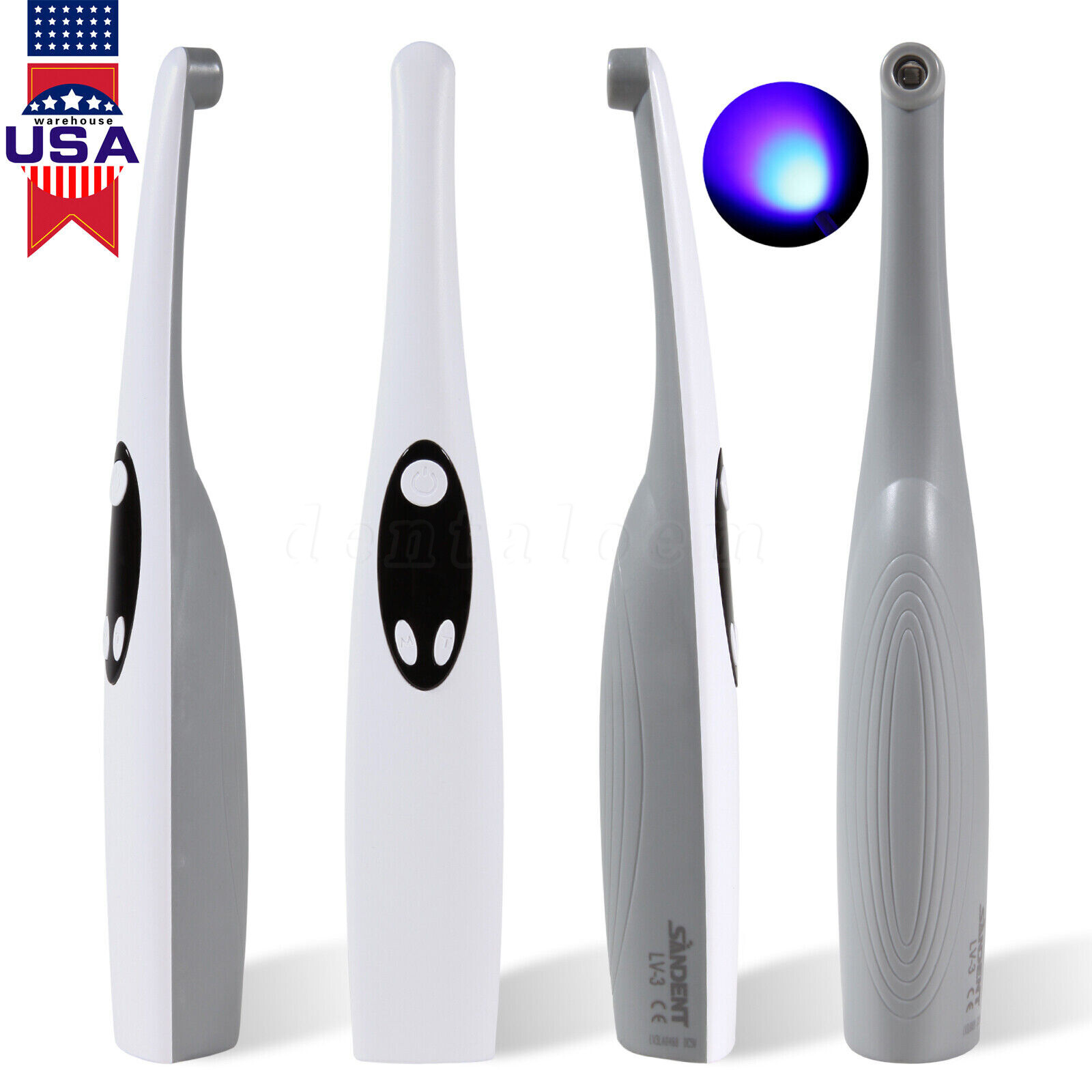 Dental Alto Voltaje LED Luz Curado Lampara 3S Curing Light Lamp Fit WOODPECKER