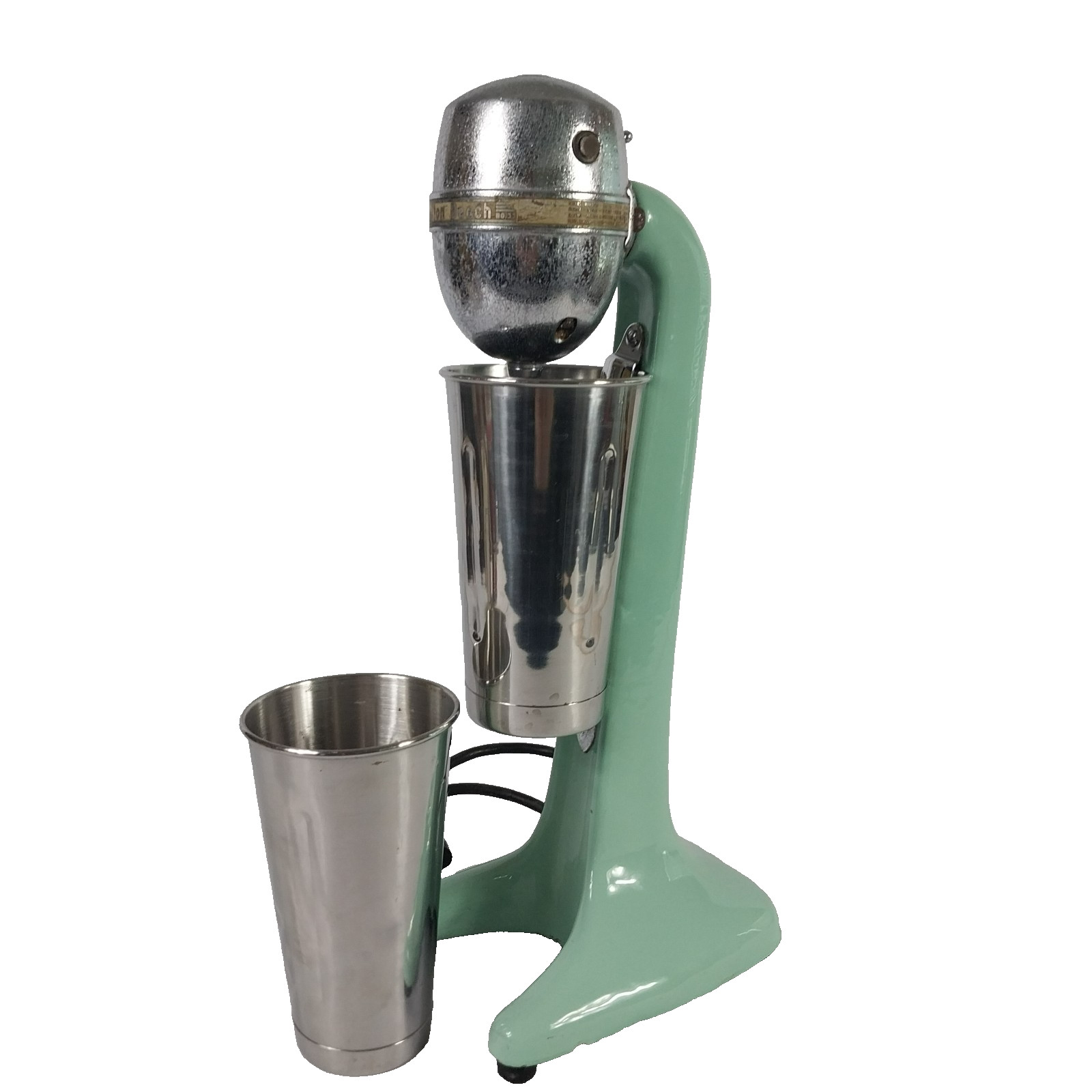 Hamilton Beach Model 33 Jadeite Green Milkshake Mixer 2 cups, WORKS