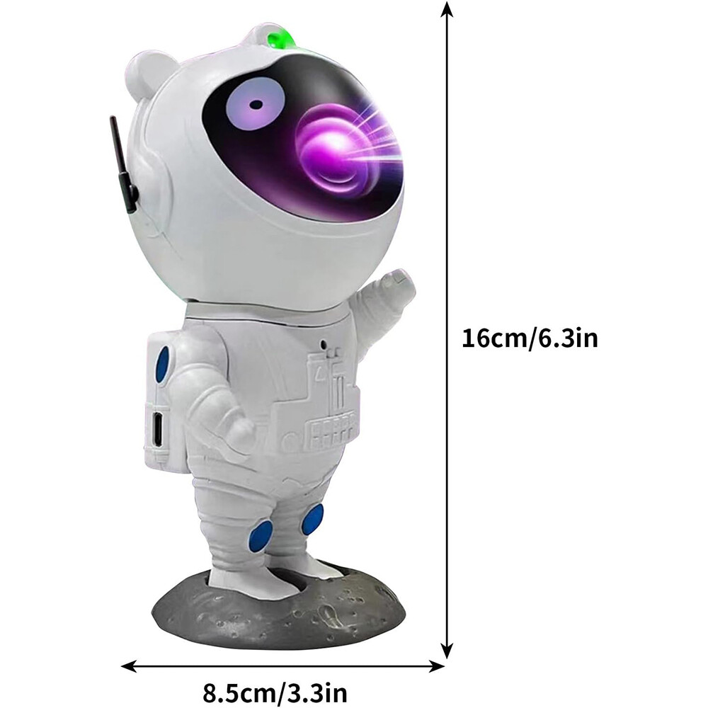 LED Galaxy Projector Night Light Astronaut Nebula Ceiling Lamp for Kid's Bedroom